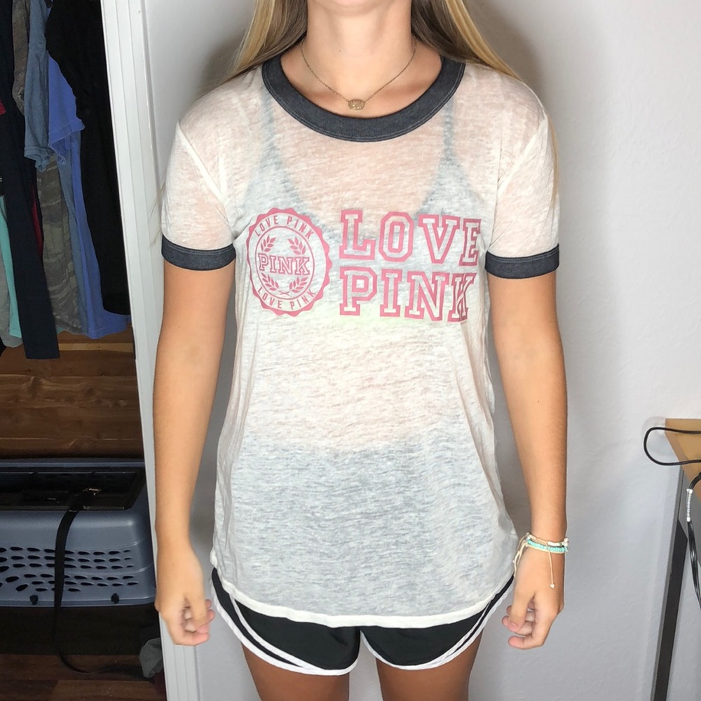 victoria secret pink t-shirt